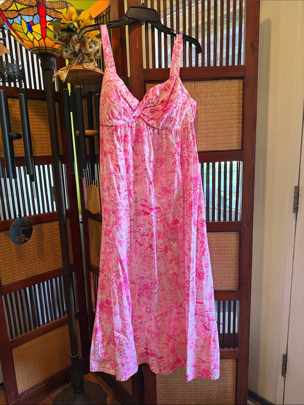 Lilly Pulitzer Pink Printed Maxi Dress